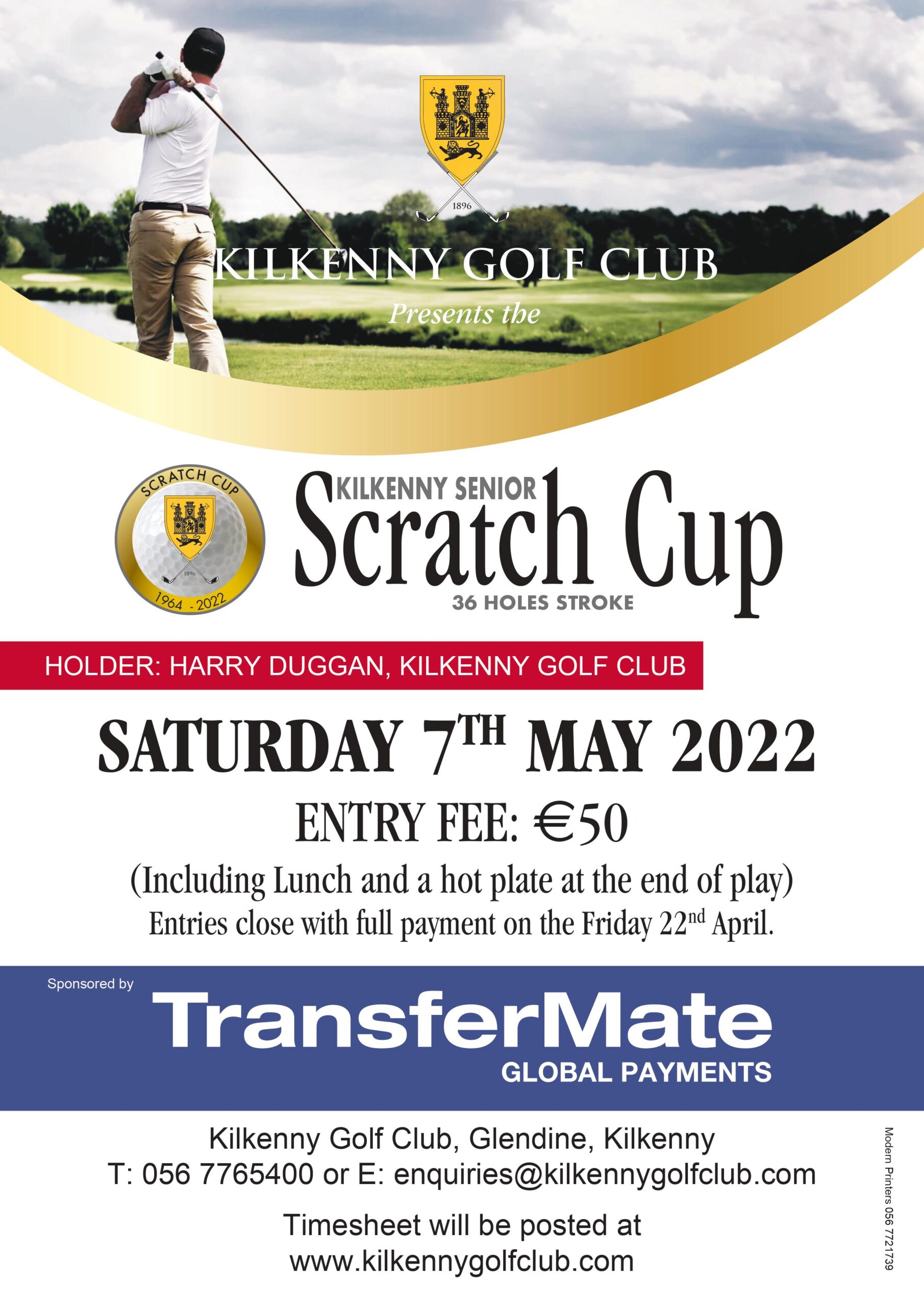 Scratch Cup Kilkenny Golf Club